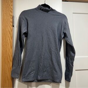 Under Armour Men’s Charcoal Gray Long-Sleeve Mock Neck Performance Top